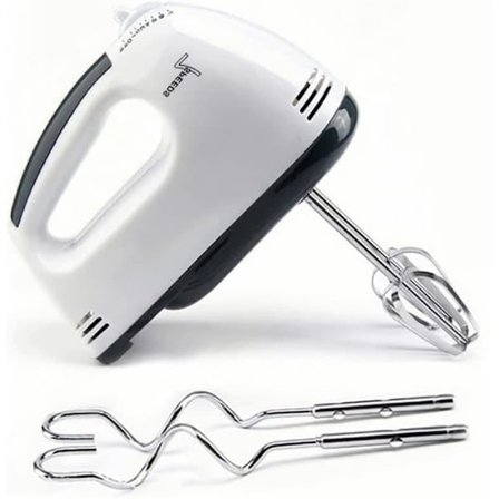 Elektrisk håndmixer med 7 hastigheder – Automatisk piskeris til æg og dej, perfekt til brød og bagning