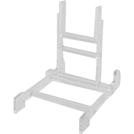 (9,5×13,3×14,3cm) 10-pakning Justerbart Akryl Displaystativ for 6 "-12 " (Tverrdelen)