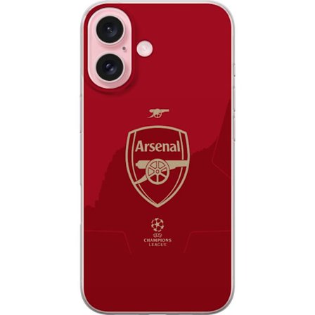 Kompatibelt Mobilskal till Apple Apple iPhone 16 Arsenal fotboll klubb England Premier League ung trupp offensiv stil teknisk fotboll och snabb utveck