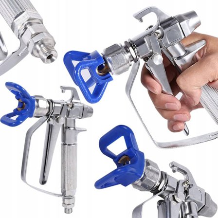 Malersprøjtepistol Nexus Rustfrit Stål – Indbygget Filter | 248 Bar | Kompatibel med Graco, Wagner, Titan