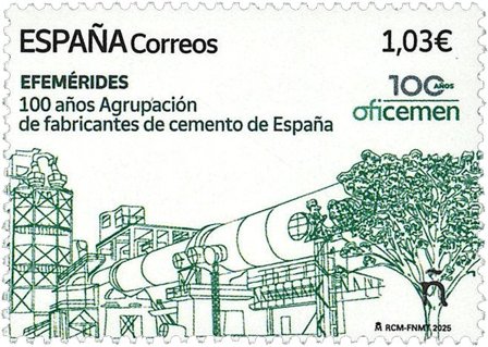 Spanien - Foreningen af Spanske cementproducenter - Postfrisk frimærke