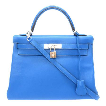 Hermès Vintage - Vintage Väskor - Blå - Dam - Storlek: One Size, Dam, Storlek: ONE SIZE