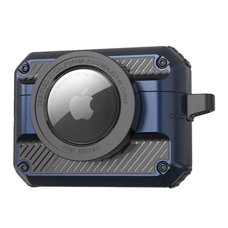 AirPods 3 / AirTags suojakotelo soljella - Tummansininen