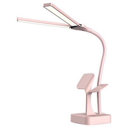 Mini silmäsuoja pöytälamppu USB-lataus opiskelija makuuhuone asuntoloiden Led-pidike kaksoislamppu korkki taittuva yölamppu C