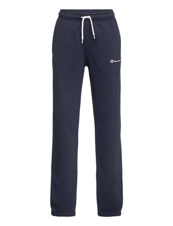 Elastic Cuff Pants Joggebukser Pysjbukser Marineblå Champion*Betinget Tilbud