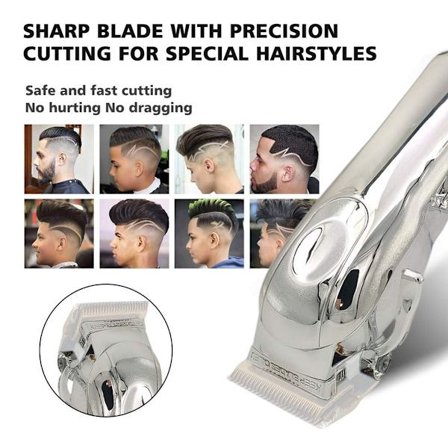 Wahl Magic Clipper trådløs hus - Transparent sølv, DIY, frisørtilbehør KLB