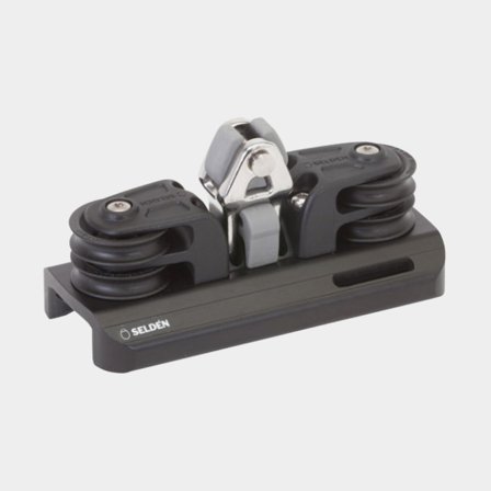 Seldén System 30 - Main Ball Bearing Car, 4:1 Purchase, Stainless Toggle with Stand-Up (443-181-01)