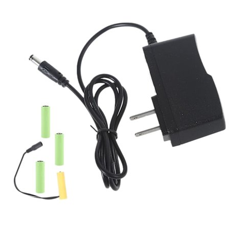 6V LR6 AA -pariston korvike AA -paristonpoistokaapeli Korvaa 4 kpl 1,5 V AA -paristoja LED-valolle verenpainemittarille