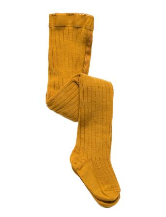 Wool Rib Tights Socks & Tights Tights Gul Mp Denmark