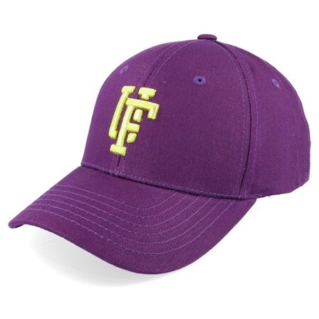 Upfront - Violett Adjustable Cap - Spinback Low Crown Baseball Purple/Yellow Adjustable @ Hatstore