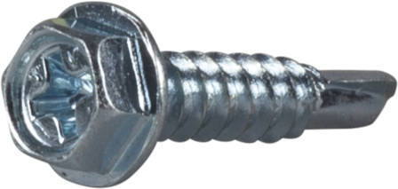 ESSVE 62523 Borrskruv sexkant, blankförzinkad Ø4,8 x 19 mm, 500-pack, Infästning