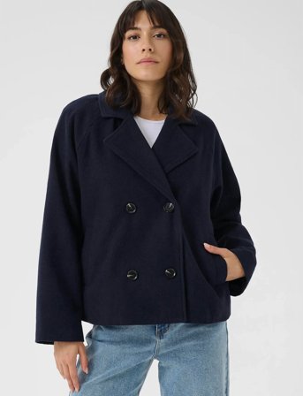 Kaffe Kafanny Short Jacket - Navy - 46