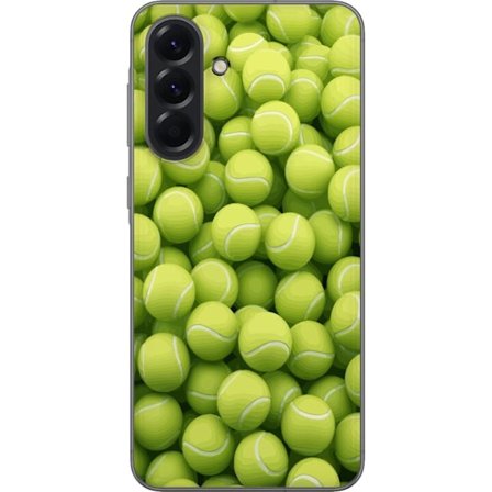 Kompatibel Mobilcover til Samsung Samsung Galaxy A56 Mønster af grønne tennisbolde i høj detalje, sporty motiv med gentagende tekstur og stærke fa
