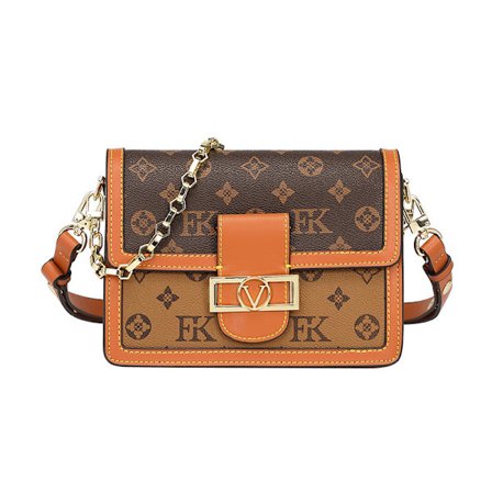 (Brun)Dames Crossbody Taske Retro Håndtaske Skuldertaske 5