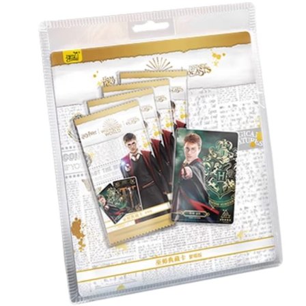 KAYOU Äkta Harry Potter Card Wizard Collection Card To Reality Edition Real TC Powerful Trio Card Game Collection Toy Present