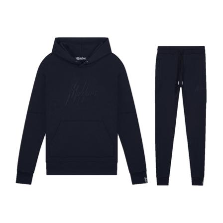 Malelions, Malelions Essentials Trainingspak Senior Dark Navy Blauw, Heren, Maat:S