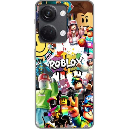 Yhteensopiva Puhelinkuori OnePlus OnePlus Nord 3 Roblox graffitikollaasi värikkäillä hahmoilla, eloisilla kuvioilla ja energisillä elementeillä,