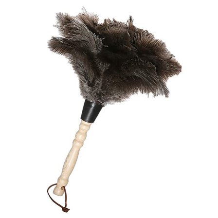 Strutsdammsugare av strutsfjädrar Antistatisk naturlig