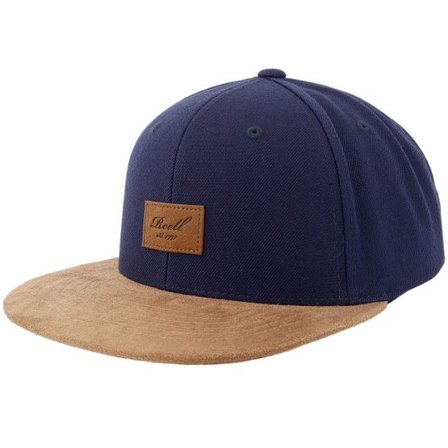 Reell - Blå snapback Keps - Suede Cap Classic Navy Snapback @ Hatstore