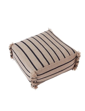 OYOY Living Design Lina Recycled Pouf - Beige - ONE SIZE