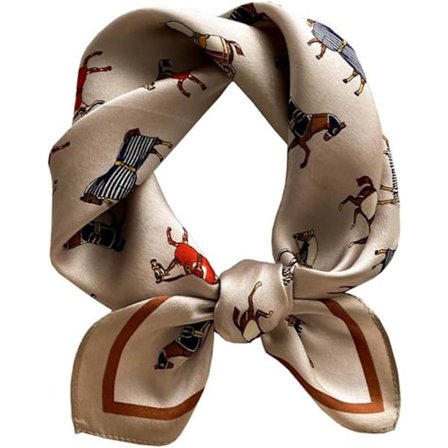 100% Mulberry Silke Skjerf 53x53 cm Lite Firkantet Skjerf for Kvinner Gaveinnpakket