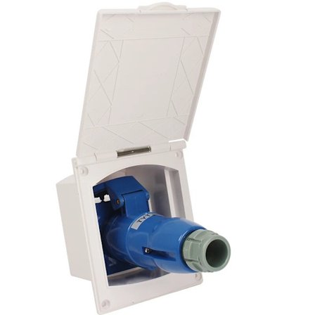 RV Camper 220V-240V 16A Ekstern plugg Vanntett stikkontakt