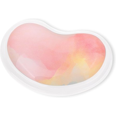 1 st Gel Handledsstöd Transparent Mus Handledsstöd Silikon Musmatta Cool Hand Musstöd, Mus Handledsdyna (rosa)