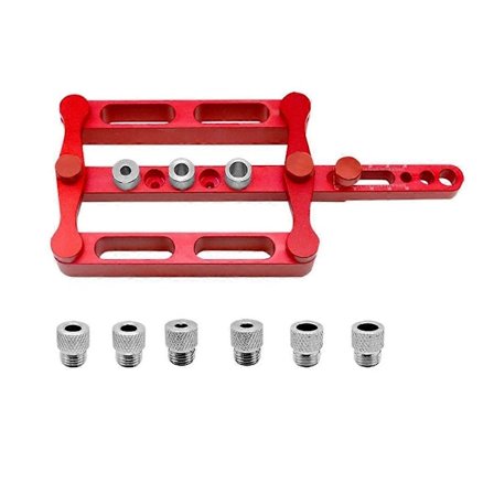 Itsesentrautuva tappiliitosjigi 6/8/10mm tapit Jigi, puutappireiän porausohjain puutyöstöpaikannin