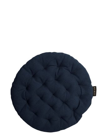 Pepper Seat Cushion Navy LINUM