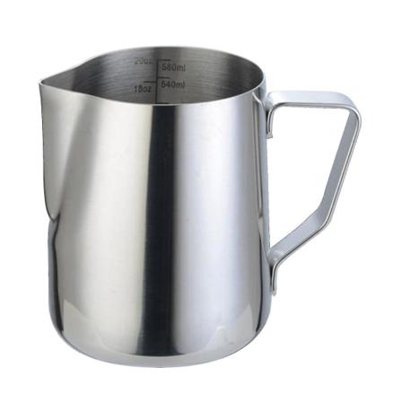 304 ruostumattomasta teräksestä valmistettu maitovaahtokannu 350 ml maito kahvimittaukset höyrykannu