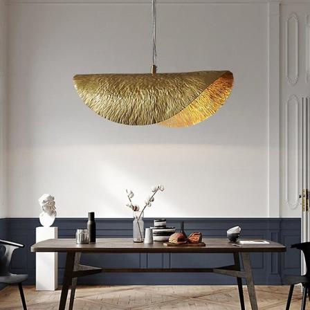 46cm LED Hængende Lampe Lotusblad-formet Metal Lampskærm