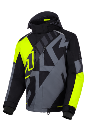 Veste de Ski FXR Cold Cross CX 26 Haute visibilité/Noir/Gris S