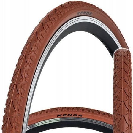 KENDA KHAN Rengas 700x38C 40-622, Ruskea Pyörän Rengas, Luotettava ja Kestävää Laatua