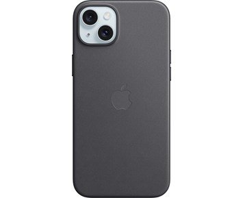 Apple iPhone 15 Plus FineWoven Case with MagSafe - Black - FineWoven-skal med MagSafe till iPhone 15 Plus