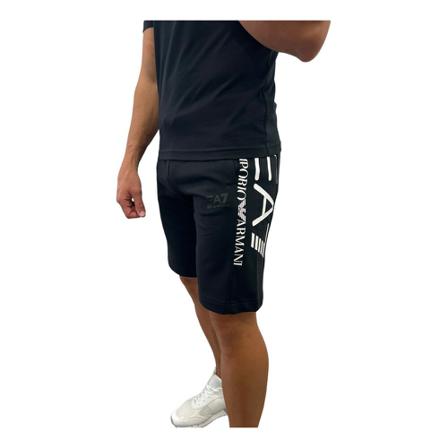 Emporio Armani Ea7, Shorts Czarny, Mężczyzna, Rozmiar: S