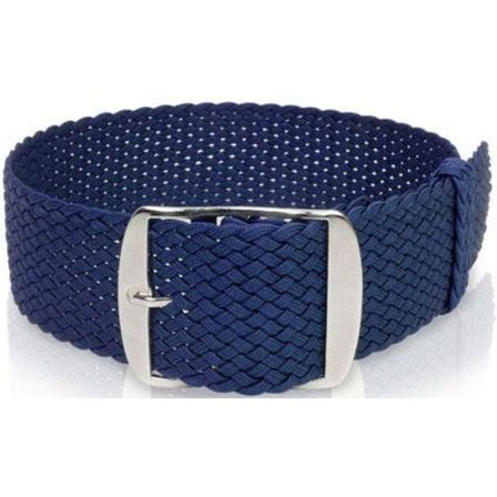 Perlonband blått 16/18/20 mm