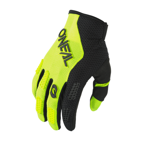 Crosshandschoenen Kinderen O'Neal Element Racewear Zwart/Neongeel L