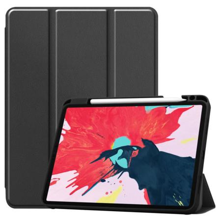 iPad Pro 11 (2018/2020) - Tri-Fold Fodral med Pennhållare - Svart Black Svart