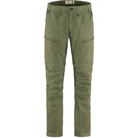 Fjällräven Abisko Lite Trekking Zip-off Long 46 - male - Green-Laurel Green - Trekking Bukse