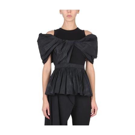 Alexander McQueen T-Shirts Sort, Dame Bluser