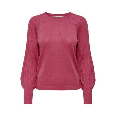 Only, Round-neck Knitwear Roze, Dames, Maat:L