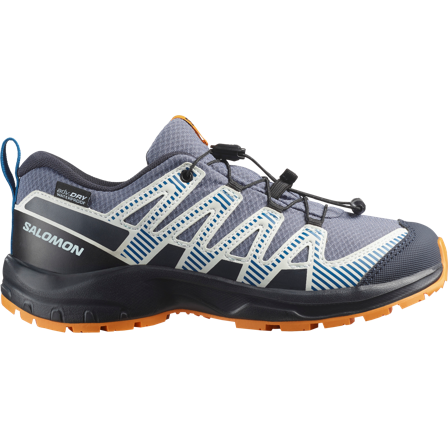 Salomon - Kinderschoenen Schoenen Xa Pro V8 Wp J - Grisaille / Dark Blue