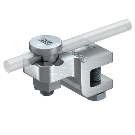 Obo Bettermann 5304407 Konstruksjonsklemme varmforsinket tempergods Fals 0–12 mm, Jording & lynavledere