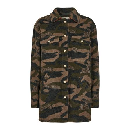 MOS Mosh, Light Jackets Groen, Dames, Maat:S,polyester,Camouflage