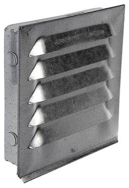 Habo 33 CU Ventilgaller kopparplåt, 150x150 mm, Ventilation