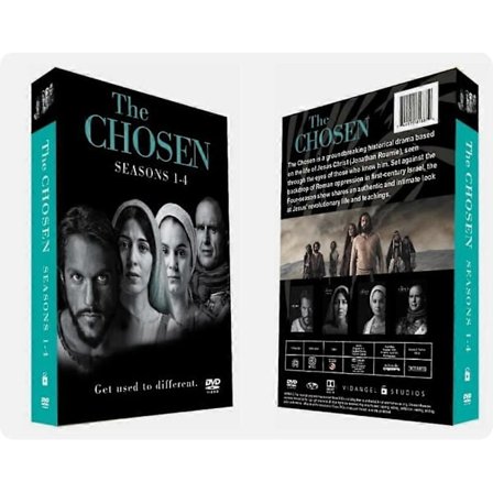 The Chosen: Koko sarja kaudet 1-4 (DVD, 9-levyn paketti) Englanninkielinen versio