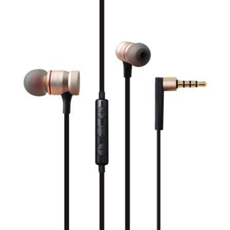 awei ES-70TY TPE In-ear-hörlurar med trådbunden kontroll och mikrofon