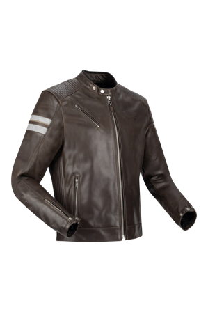 Kurtka MC Segura Romeo Brązowy/Złamany Biały S