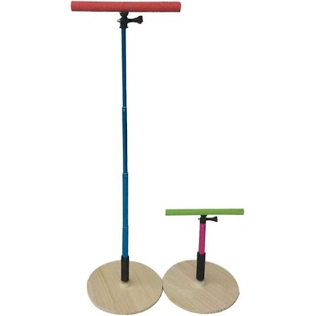 36 TOMMER Stående Justerbar Højde Papegøje Træningsstang Stativ Fugl Rejse Pinde Indendørs og Udendørs