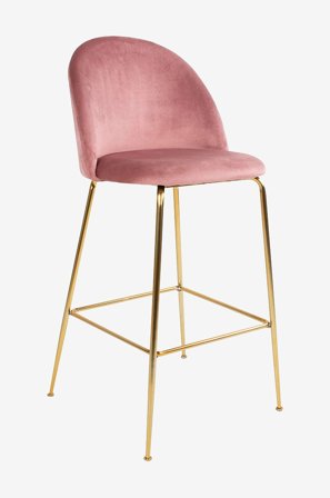 House Nordic - Barstol San Antonio, mässing, 2-pack - Röd - Barstolar & pallar - Från Homeroom